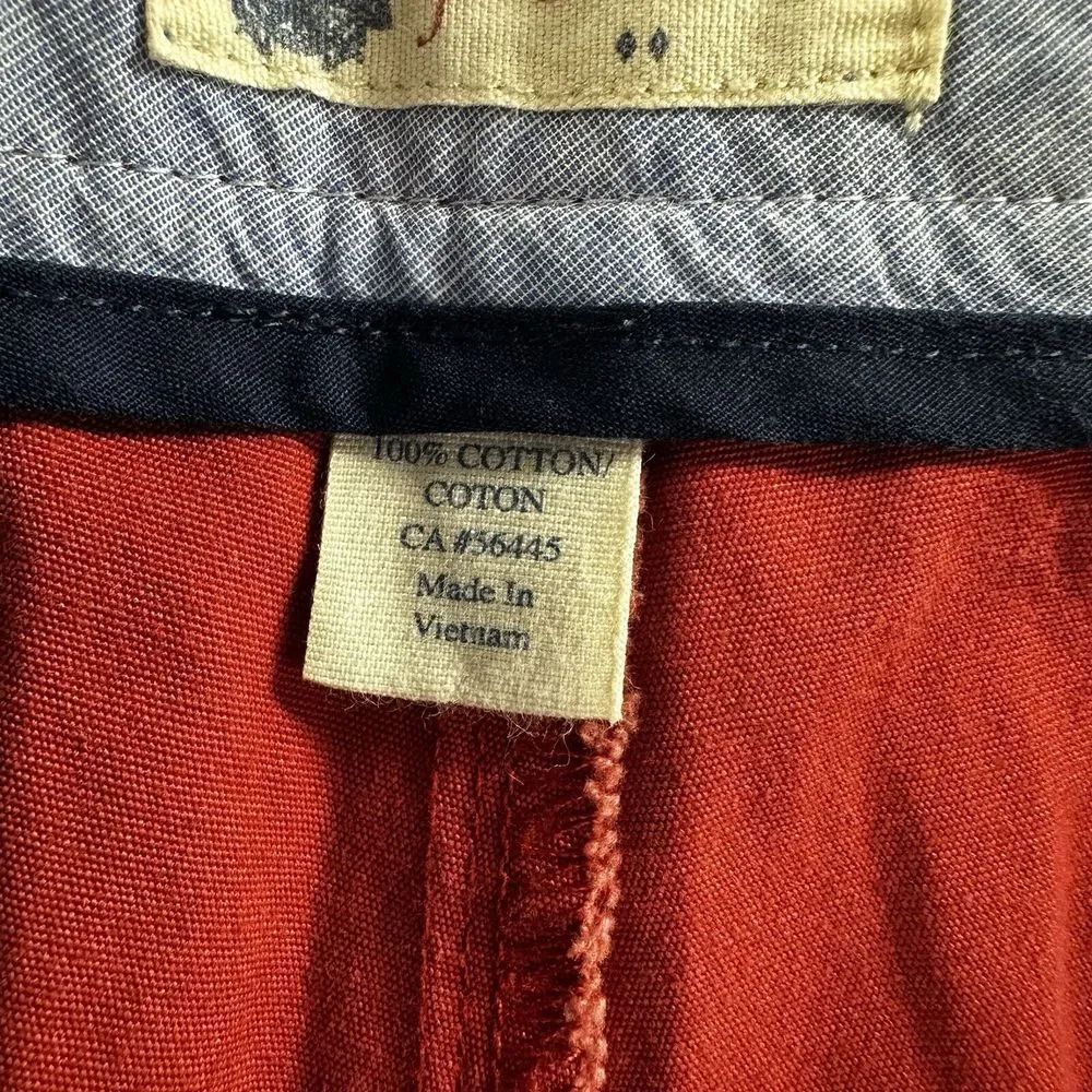 J.Crew Factory Rivington Shorts‎ Mens 34 Red Chino 11